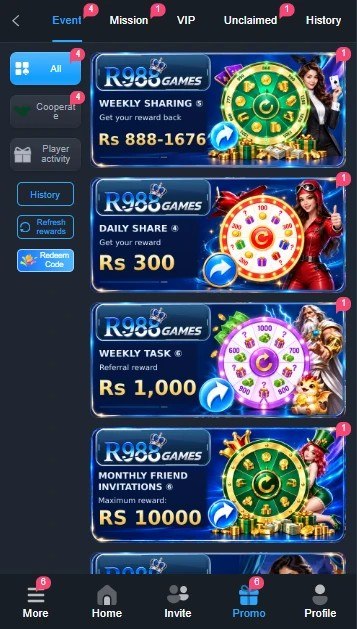 
R988 Game Bonus
