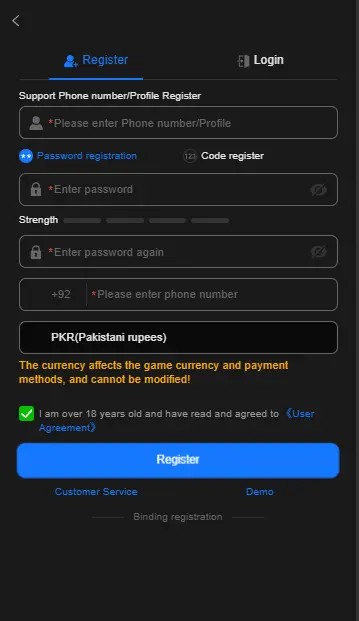 8W Game Register